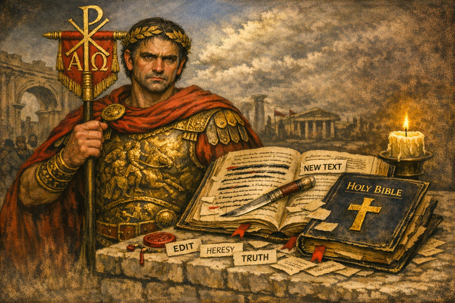 Did Constantine edit the Bible?