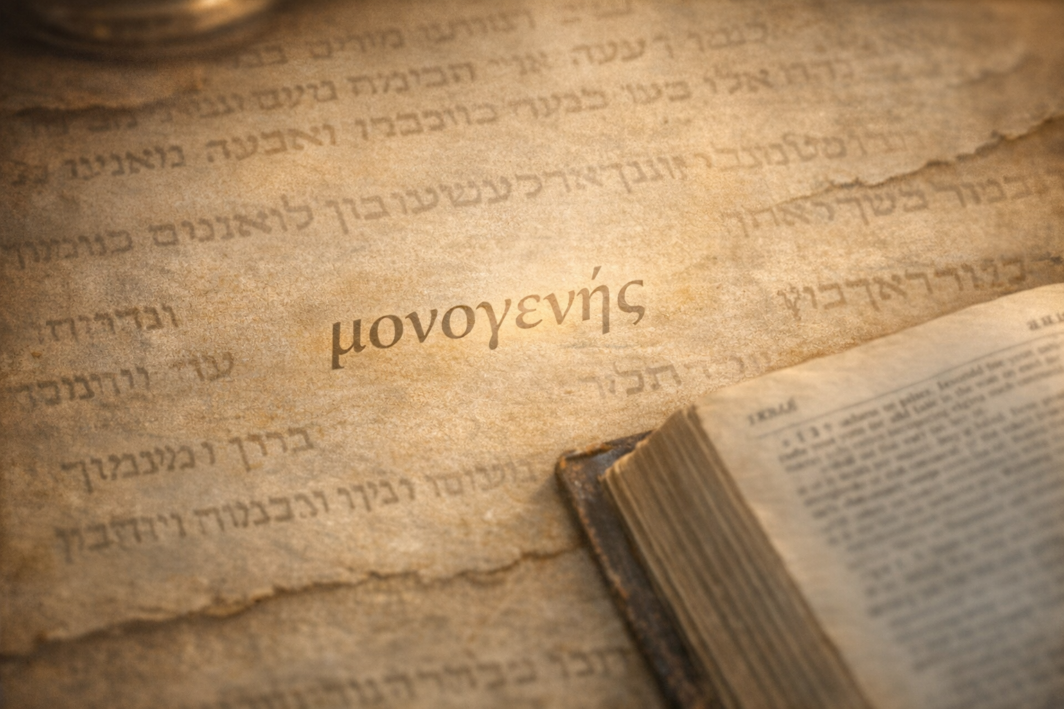 Greek word monogenes and Bible